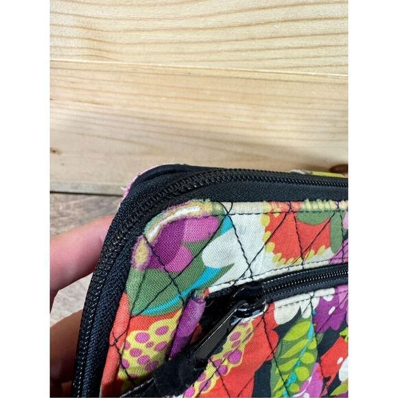 Vera Bradley Va Va Bloom 2012 Women's Floral Multicolor Turn Lock Zip-Around Wal - Picture 11 of 13